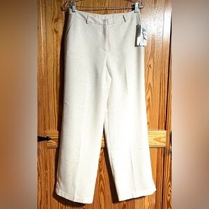 Randolph Duke Linen Twill High Rise Wide Leg Trouser Pants